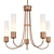 Elegant Portico Outdoor Chandelier 3D model small image 1