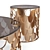 Eichholtz Lindiscret: Luxurious Copper Coffee Tables 3D model small image 3