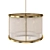 Elegant Crystal Ceiling Light 3D model small image 4