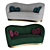 Kelly Sofa: Luxurious Comfort by KOKET 3D model small image 2