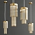 PHARO Brass Pendant Lamp - Luxurious Lighting. 3D model small image 2