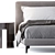 Elegant Stone Plus Bed 3D model small image 3
