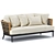 Slettvoll Marty 3-Seater Sofa: Sleek Elegance for Your Space 3D model small image 1