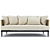 Slettvoll Marty 3-Seater Sofa: Sleek Elegance for Your Space 3D model small image 2