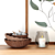 Bamboo Woven Lantern: Elegant Decor 3D model small image 6