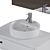 Modern Bathroom Furniture Set: HEMNES / TORNVIKEN 3D model small image 8
