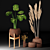 Wicker Vase Set - No.3 3D model small image 4