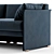 Modern Cassina 405 Duc-Duc Sofa 3D model small image 4