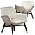 Elegant Martha Chair: Timeless Comfort 3D model small image 1