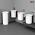 Agape In-Out Washbasin: Elegant Italian Design 3D model small image 1