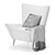 Moderno Matador Armchair 3D model small image 4