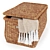 Seagrass Beachcomber Basket: Natural and Sustainable Storage 3D model small image 3