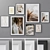 Multi-Size Photo Frames Set 3D model small image 1