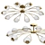 EUROSVET 70089/10 Ceiling Light 3D model small image 1