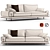 Turri Blues Sofa: Stylish and Comfortable 3D model small image 1