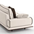 Turri Blues Sofa: Stylish and Comfortable 3D model small image 3