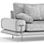 Turri Blues Sofa: Stylish and Comfortable 3D model small image 5