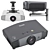 BenQ W5700 Projector: High-Definition Visuals 3D model small image 3