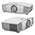 BenQ W5700 Projector: High-Definition Visuals 3D model small image 5