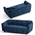 Elegance and Comfort Combined: Ottavia Sofa 3D model small image 2