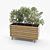 Elegant Jasper Rectangular Planter 3D model small image 3