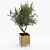 Elegant Jasper Rectangular Planter 3D model small image 4