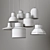 Ston Postmodern Pendant Luminaire 3D model small image 3