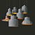 Ston Postmodern Pendant Luminaire 3D model small image 4