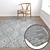 Versatile 3-Piece Carpet Set 3D model small image 5