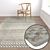 Luxury Carpets Set: High-quality Textures 3D model small image 5