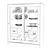 Ikea Syvde Glass Door Wardrobe 3D model small image 2