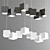 Contemporary Gallery LED Chandelier 3D model small image 1