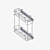 Wire Drawer for Bottom Cabinet 3D model small image 1