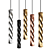 Marley Steel Pendant Lamp: Terzo Light 3D model small image 2