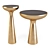 Eichholtz Lindos: Modern Organic Side Tables 3D model small image 1
