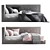 Cozy Corner Platform Bed - Pottery Barn 3D model small image 2