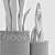 Braided Sansevieria: Macrame Planters 3D model small image 4