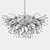 Industrial Elegance: Dickinson Chandelier 3D model small image 2