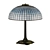 Elegant Tiffani Table Lamp 3D model small image 1