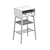 Elevate your workspace with the Ikea KNOTTEN Standing Desk 3D model small image 5