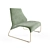 Sleek Modern Chair 3D model small image 3