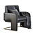 Odisseia Cantilever Armchair: Elegantly Designed by Dooq 3D model small image 3