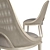 Elegant Cane Chair Set 3D model small image 2