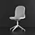 Ikea LANGFJALL Chair: Versatile Design with Multiple Color Options 3D model small image 5