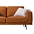 Retro-inspired BoConcept Carlton Sofa 3D model small image 3