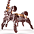 Sleek Scorpion Chair 3D model small image 2