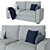 Kenay Home Lane Sofa: Stylish and Comfortable 3D model small image 2