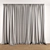 Elegant Decorative Curtain 3D model small image 3