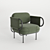 Nautical Charm: Nave Armchair 3D model small image 4