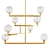 Luxury Gambit Chandelier: Timeless Elegance 3D model small image 1